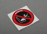 Original BMW E36 E46 E90 E91 E92 E93 Airbag Sticker Label 71212122545 - Image 3