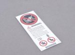 Original BMW E84 X1 E83 F25 X3 F26 X4 Airbag Sticker Label 71239199611