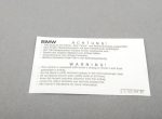 Original BMW E34 E39 E60 F10 Airbag Sticker Label 71212122334
