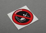 Original BMW E34 E39 E60 F10 Airbag Sticker Label 71212122545 - Image 3