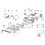 BMW E38 Facelift Cover Lis Karet Seal Lampu Depan KANAN 63128387086 - Image 3