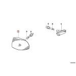 Original BMW E38 Facelift Lampu Sen Putih Depan KIRI 63138387633 - Image 5
