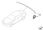 Original BMW G30 5 Series Rear Spoiler Bagasi Belakang 51628072568 - Image 4