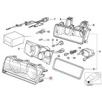 Ori BMW E36 Mika Cover Headlamp Kaca Lampu Depan KANAN 63128363078 - Image 3