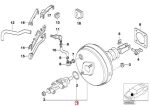 Original BMW E38 E39 Brake Booster Rem Servo Unit LSC-145 34331165541 - Image 3