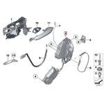 BMW F87 M2 F80 M3 Latch Door Lock Actuator DEPAN KIRI 51217229457 - Image 5