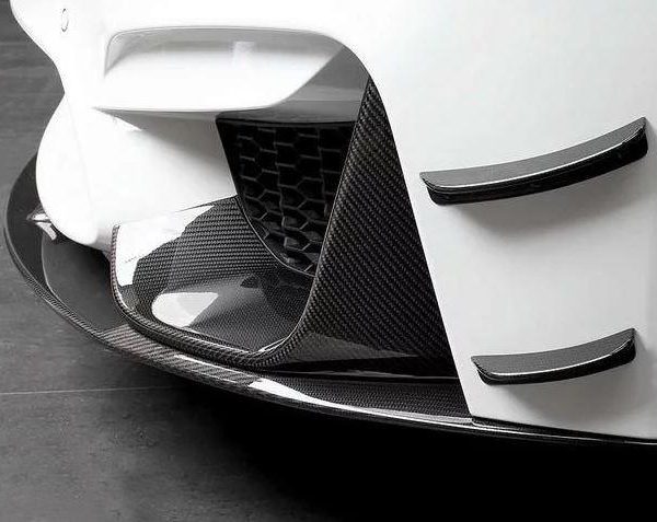 Original BMW F80 M3 DTM Style Front Bumper Side Wing Carbon Fiber