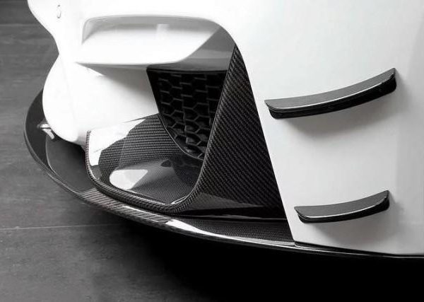 Original BMW F82 F83 M4 DTM Style Front Bumper Side Wing Carbon Fiber