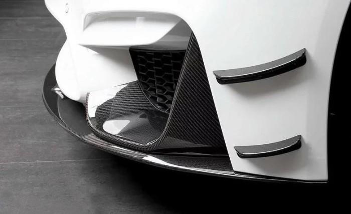 TT-1729848408273684185_A Original BMW F82 F83 M4 DTM Style Front Bumper Side Wing Carbon Fiber - Image 1