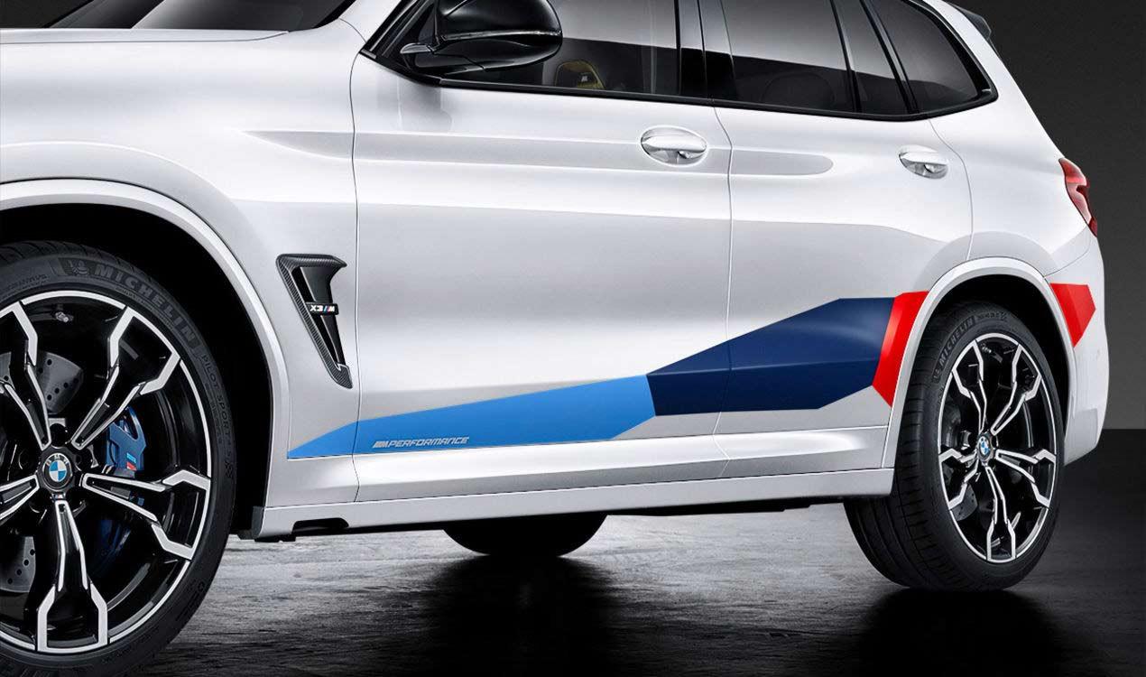 TT-1729848462839088857_A Ori BMW F97 X3M M Performance Motorsport Decals Sticker 51142465611 - Image 1