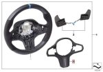BMW F90 M5 F98 X4M M Steering Wheel Leather Carbon Trim Stir