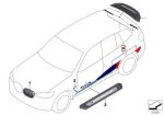 Ori BMW F97 X3M M Performance Motorsport Decals Sticker 51142465611 - Image 3