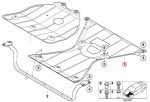 Ori BMW E39 Cover Penutup Kolong Mesin Mobil Cover Bawah 51718191950 - Image 3