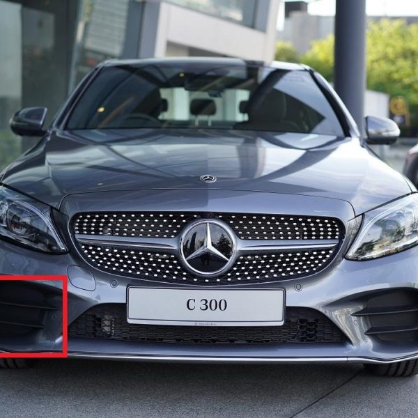 Mercedes W205 C AMG Line Front Bumper Side Trim Strip Cover KANAN