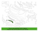 Mercedes W205 C Class AMG Gloss Black Side Spoiler Bemper Depan - Image 4