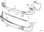 Original BMW E30 Brake Air Duct Selongsong Rem Depan KIRI 51711916171 - Image 3