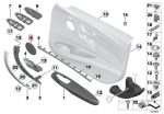 BMW F30 F32 Speaker Cover Harman Kardon Beige Pintu Depan 51417279321 - Image 4
