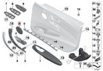 BMW F30 F32 Speaker Cover Harman Kardon Black Pintu Depan 51417279319 - Image 4