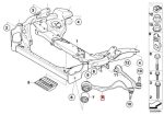 BMW E84 X1 Lower Control Arm Ball Joint Depan KIRI 31122409598 - Image 3