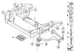 BMW E84 X1 Lower Control Arm Ball Joint Depan KANAN 31122409599 - Image 3