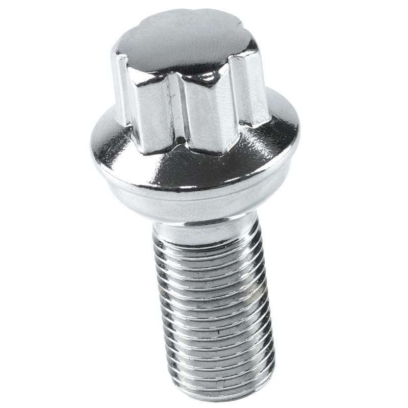 TT-1729848931422078681_A Ori Mercedes W204 W205 Silver Wheel Bolt Baut Roda M14 X 1,5 x 30,7 - Image 1