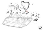 Original BMW E90 E91 Bohlam Lampu Angel Eyes 12V 6W 63117161444 - Image 5