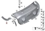 Original F80 M3 Trunk Lid Hinge Cover Engsel Bagasi KANAN 51497255696 - Gambar 4