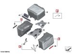 Original BMW Motorrad K50 K51 GS1200 GS1250 Vario Case Side Box KIT - Image 5