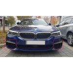 Original BMW G30 M Sport Cerium Grey Trim Finisher Front Bumper Grill - Image 3