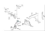 Mercedes W212 E Class Inner Fender Liner Depan KIRI 2126904330 - Image 4