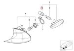 Original BMW E36 E46 E39 E38 E66 Bulb Socket Sen Fender 63138360205 - Image 5