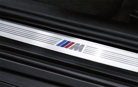 Original BMW E90 M Door Sills Kit Trim Lis Bawah Pintu Full Set
