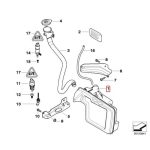 BMW E60 Tabung Tangki Air Wiper Fluid Washer Container 61667067107 - Image 4