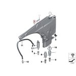 BMW E90 Tabung Tangki Air Wiper Fluid Washer Container 61667238669 - Image 5