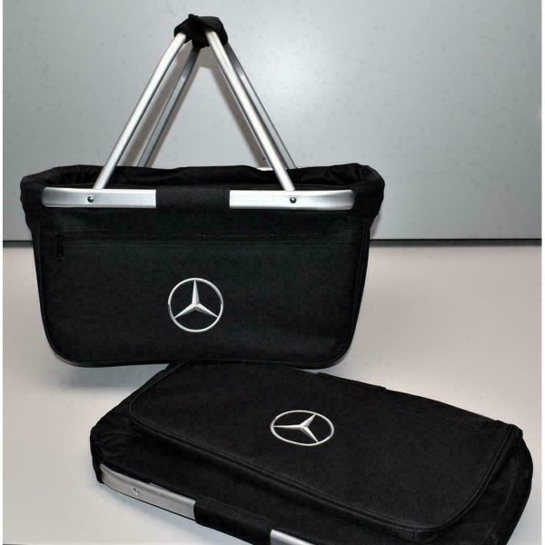 Original Mercedes Benz Shopping Basket Keranjang Tas Belanja Lipat