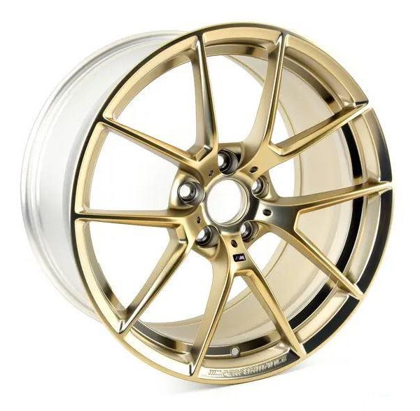 BMW F87 M2 M Performance Wheel 763M 19 Frozen Gold Velg FULL SET
