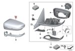 Original BMW G20 G21 Cerium Grey Mirror Cover Cap Tutup Spion Sepasang - Image 4
