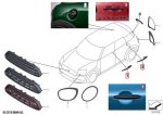 Original MINI Clubman F54 Piano Black Door Handle Pintu Hitam SET - Image 4