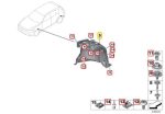 Original BMW F22 Set Baut Clip /Kancing Fender Roda Depan Bag Belakang