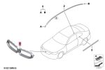 Original BMW G42 220i Kidney Grill High Gloss Black Gril Gloss Black - Image 5