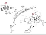 Original Mercedes W204 Clamp Set
