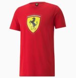 Scuderia Ferrari Race Color Shield Logo Men's Tee Kaos T-Shirt Pria