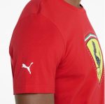 Scuderia Ferrari Race Color Shield Logo Men's Tee Kaos T-Shirt Pria - Gambar 4