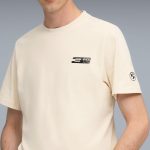 Original BMW 50 Years 3 Series Graphic Car T Shirt Beige Limited Edition Kaos Pria by PUMA - Image 8