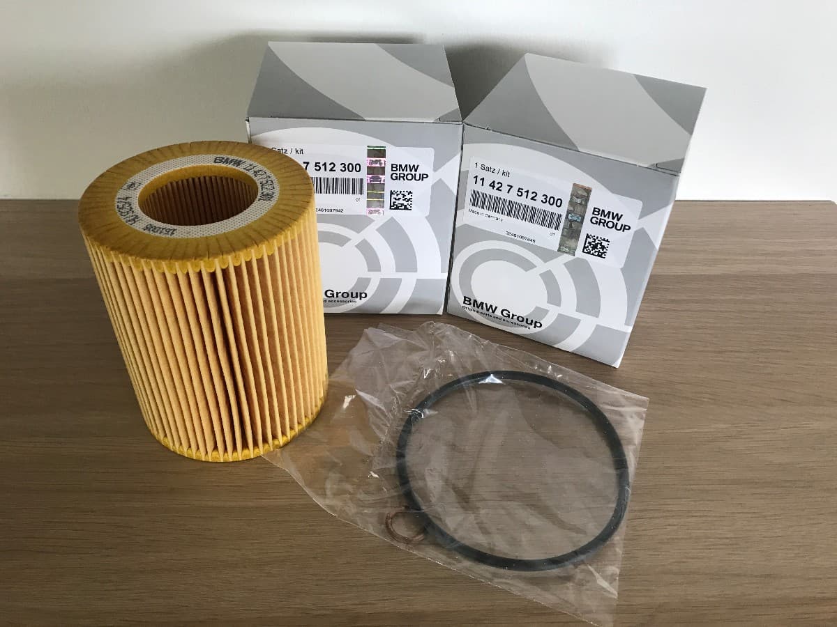 11427512300_A Original BMW Oil Filter Saringan Oli E36 E39 E46 E53 E60 Mesin M52 M54 - Gambar 1