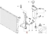 Original BMW E46 E85 E86 Z4 Braket Bracket Tabung Radiator 17111436251 - Gambar 5