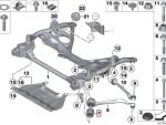 Original BMW Bushing Arm Hydrobearing F30 F34 F32 F36 31126855743 - Gambar 5