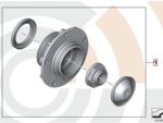 Original BMW E46 Wheel Bearing Front Service Kit - Laher Roda Depan 31222299192 - Gambar 4