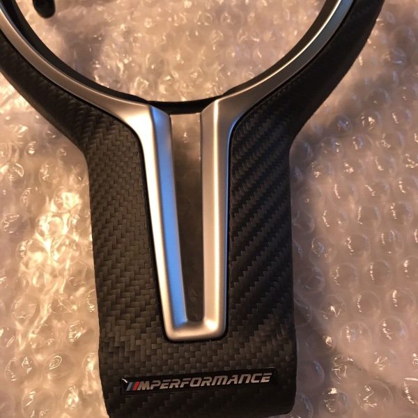 Original BMW F87 M2 M Performance Steering Wheel Carbon Fiber Trim