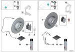 Original BMW E89 Z4 F25 X3 F26 X4 i8 Brake pads Kampas Rem Belakang - Gambar 5